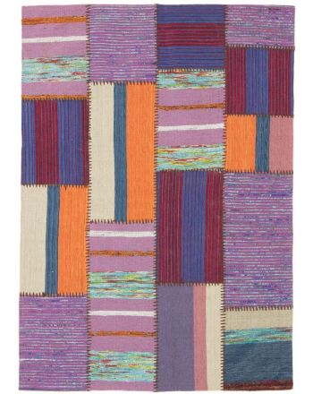 Flachgewebeteppich Kelim Patchwork