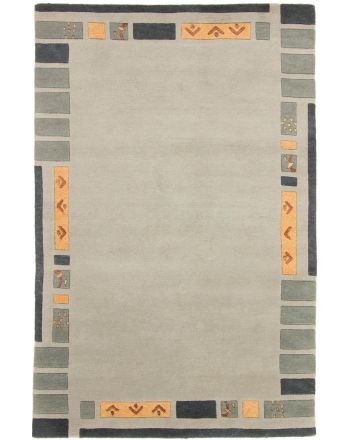 Wollteppich Nepal Jaipur Grün