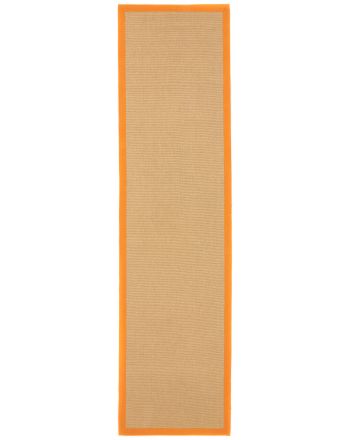 Sisalteppich Läufer Orange