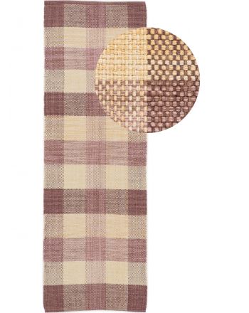 Flachgewebeteppich Kelim Ella Läufer Beige