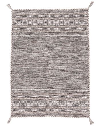 Flachgewebeteppich Kelim Azizi Beige