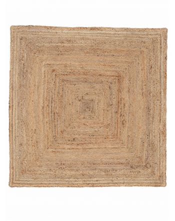 Juteteppich Nele Quadratisch Beige