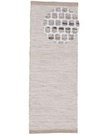 Wollteppich Mona Läufer Taupe