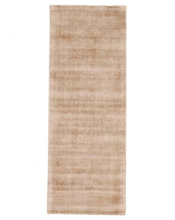 Viskoseteppich Ava Läufer Beige