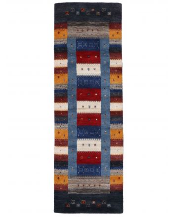 Wollteppich Gabbeh Don Läufer Multicolor