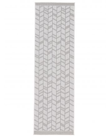 In- & Outdoor Teppich Boho Läufer Beige