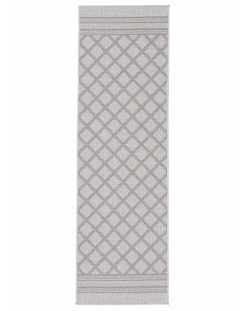 In- & Outdoor Teppich Boho Läufer Beige