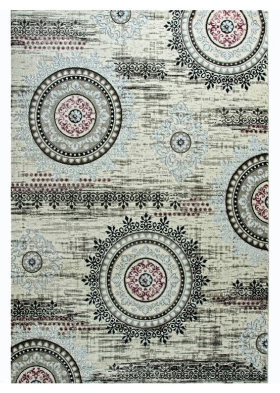 Mandala Teppich Pink