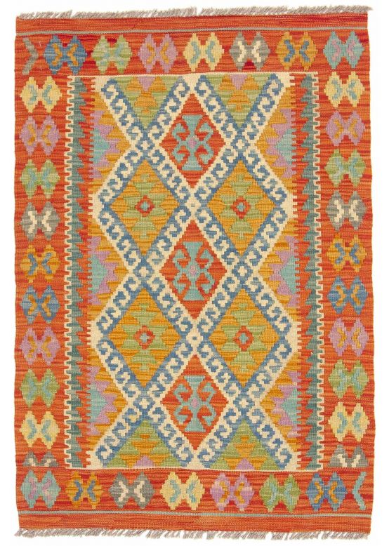 Flachgewebeteppich Kelim Afghan