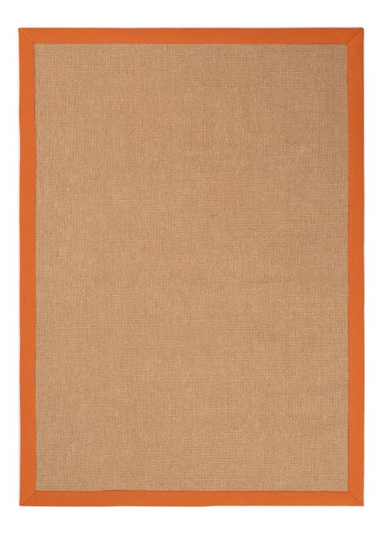 Sisalteppich Orange