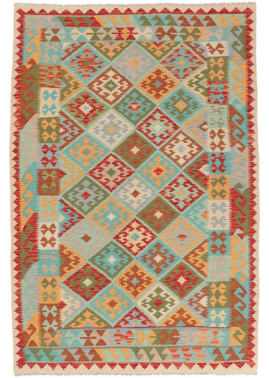 Flachgewebeteppich Kelim Afghan