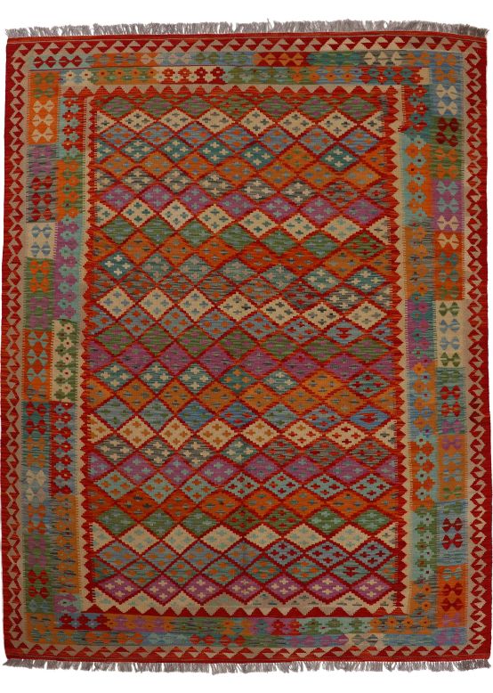 Flachgewebeteppich Kelim Afghan