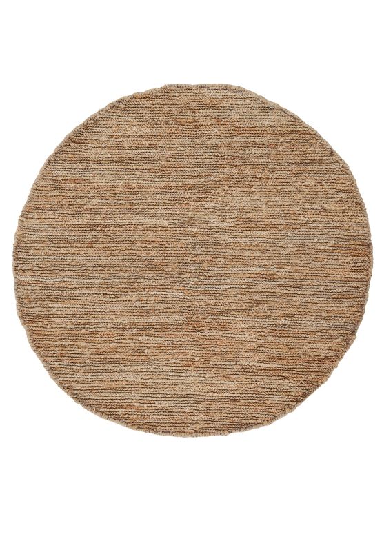 Juteteppich Nala Rund Beige