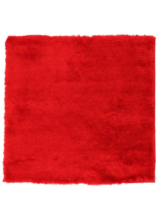 Hochflorteppich Breeze Quadratisch Rot