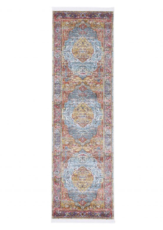 Vintage Teppich Esha Läufer Multicolor