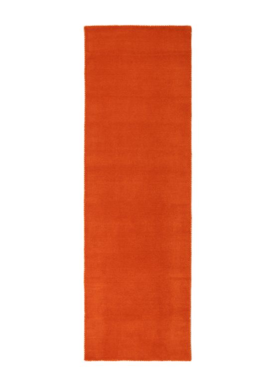 Wollteppich Gabbeh Lola Läufer Orange