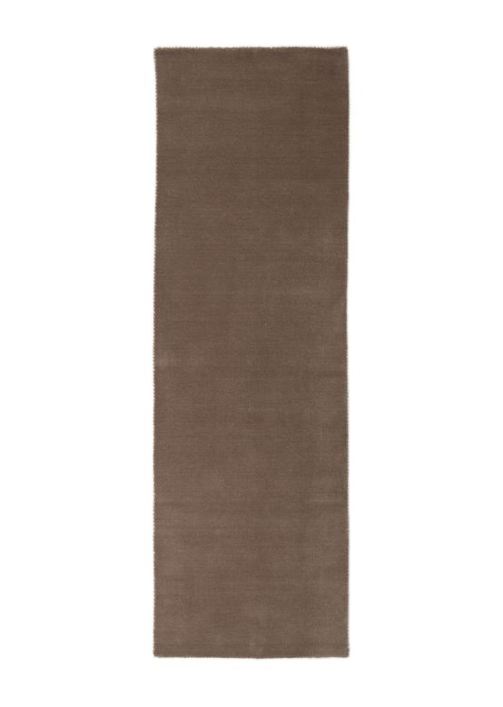 Wollteppich Gabbeh Lola Läufer Taupe
